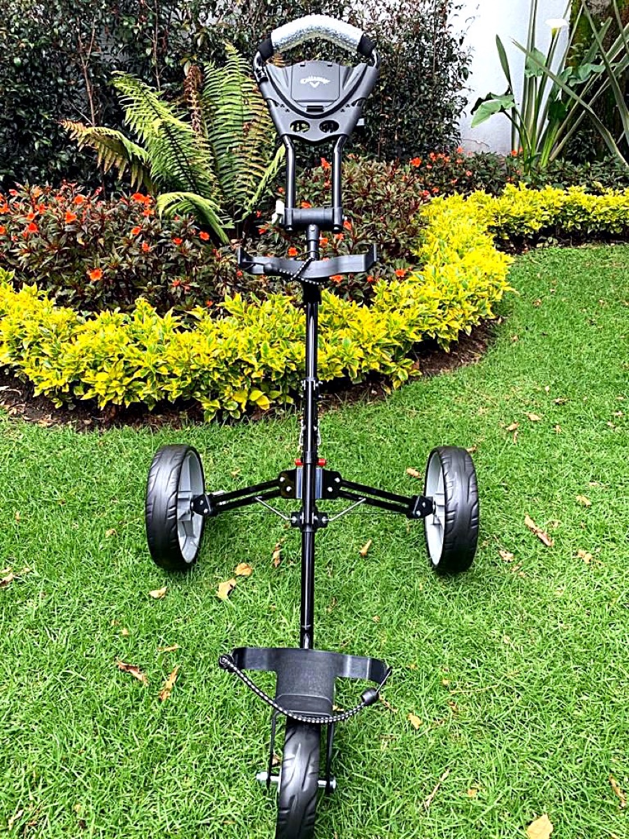 Carrito de golf manual plegable Callaway de tres ruedas